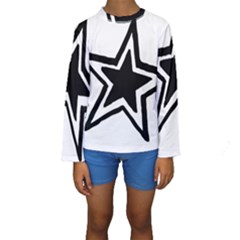 Double Star Kid s Long Sleeve Swimwear by TRENDYcouture