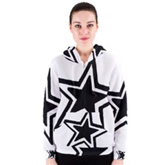 Double Star Women s Zipper Hoodie by TRENDYcouture