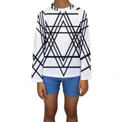 Triangles Kid s Long Sleeve Swimwear by TRENDYcouture