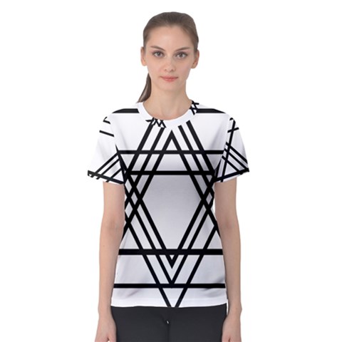 Triangles Women s Sport Mesh Tee by TRENDYcouture