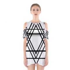 Triangles Cutout Shoulder Dress by TRENDYcouture