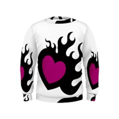 Heartflame Kids  Sweatshirt by TRENDYcouture