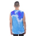 Powder Blue And Indigo Sky Pillow Men s Basketball Tank Top View2