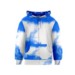 Blue Cloud Kids  Zipper Hoodie by TRENDYcouture