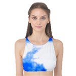 Blue Cloud Tank Bikini Top