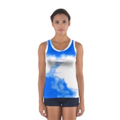 Blue Cloud Tops by TRENDYcouture