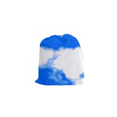 Blue Cloud Drawstring Pouches (xs)  by TRENDYcouture