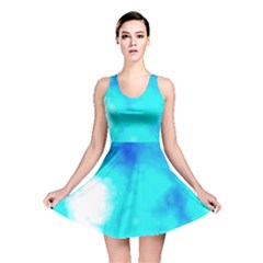 Turquoise Sky  Reversible Skater Dress by TRENDYcouture