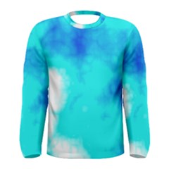 Turquoise Sky  Men s Long Sleeve Tee by TRENDYcouture