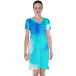 Turquoise Sky  Short Sleeve Nightdress