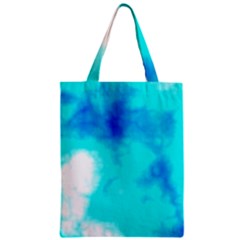 Turquoise Sky  Zipper Classic Tote Bag by TRENDYcouture