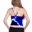 Blues Spaghetti Strap Bra Top View2