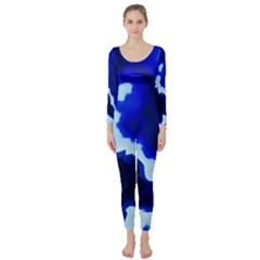 Blues Long Sleeve Catsuit