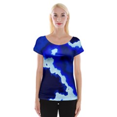 Blues Women s Cap Sleeve Top by TRENDYcouture