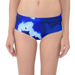 Blues Mid-waist Bikini Bottoms by TRENDYcouture