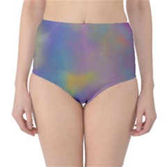 Mystic Sky High-waist Bikini Bottoms by TRENDYcouture