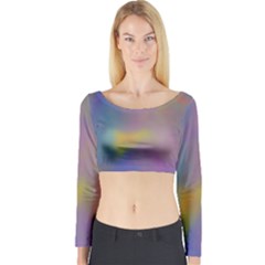 Mystic Sky Long Sleeve Crop Top by TRENDYcouture