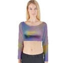 Mystic Sky Long Sleeve Crop Top View1