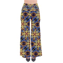 Vibrant Medieval Check Women s Chic Palazzo Pants by dflcprintsclothing