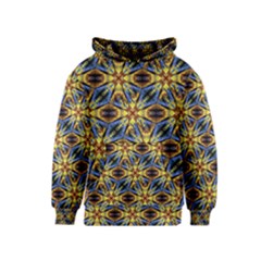 Vibrant Medieval Check Kids  Pullover Hoodie