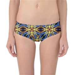 Vibrant Medieval Check Classic Bikini Bottoms