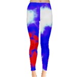 Red White And Blue Sky Leggings 