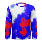 Red White And Blue Sky Men s Long Sleeve Tee