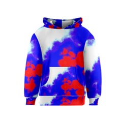 Red White And Blue Sky Kids  Pullover Hoodie by TRENDYcouture