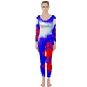 Red White And Blue Sky Long Sleeve Catsuit View1