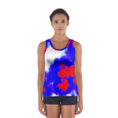 Red White And Blue Sky Tops by TRENDYcouture