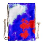 Red White And Blue Sky Drawstring Bag (Large)