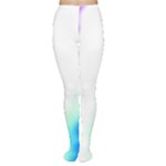 Pink White And Blue Sky Women s Tights