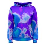 Purple And Blue Clouds Women s Pullover Hoodie
