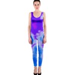 Purple And Blue Clouds OnePiece Catsuit