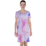 Pink N Purple Short Sleeve Nightdress