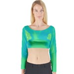 Paradise  Long Sleeve Crop Top