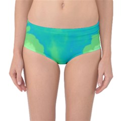 Paradise  Mid-Waist Bikini Bottoms