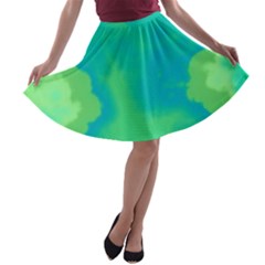 Paradise  A-line Skater Skirt by TRENDYcouture