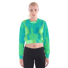 Paradise  Women s Cropped Sweatshirt