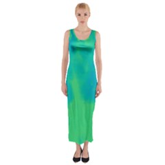 Paradise  Fitted Maxi Dress