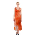 Orange Essence  Sleeveless Maxi Dress