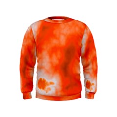 Orange Essence  Kids  Sweatshirt by TRENDYcouture