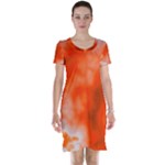 Orange Essence  Short Sleeve Nightdress