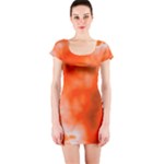 Orange Essence  Short Sleeve Bodycon Dress