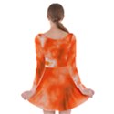 Orange Essence  Long Sleeve Skater Dress View2