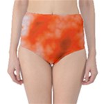 Orange Essence  High-Waist Bikini Bottoms