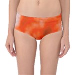 Orange Essence  Mid-Waist Bikini Bottoms