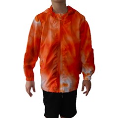 Orange Essence  Hooded Wind Breaker (kids) by TRENDYcouture