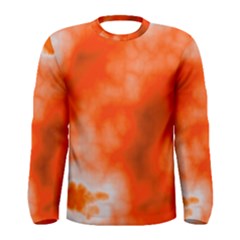 Orange Essence  Men s Long Sleeve Tee by TRENDYcouture