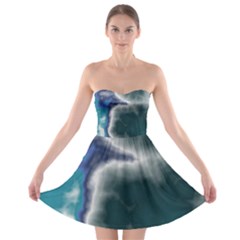 Oceanic Strapless Dresses by TRENDYcouture